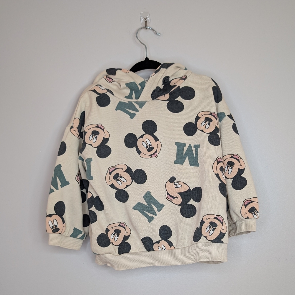 💜 2 for 30 💜 H&M Mickey Mouse Hoodie with Mickey Ears